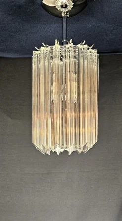 Italienische Vintage Deckenlampe aus Muranoglas, 1970er