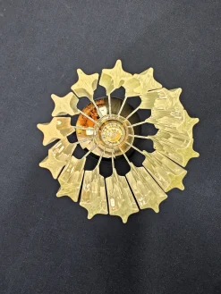 Italienische Vintage Deckenlampe aus Muranoglas, 1970er