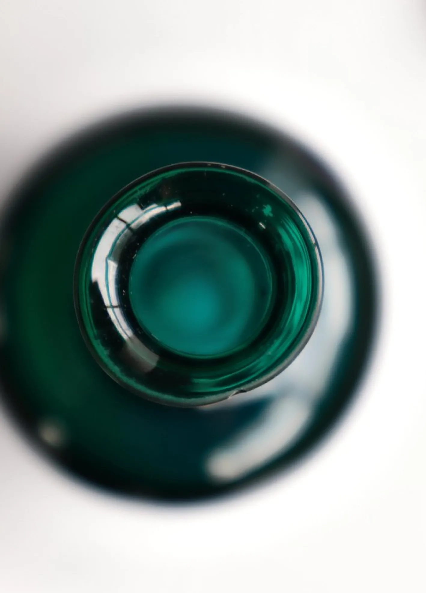 Italienische Vintage Flasche aus Kunstglas von Gio Ponti für Venini, 1950er