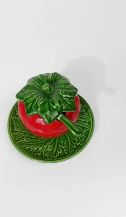 Italienische Vintage Majolika Zuckerdose von Italica Ars, 1970er