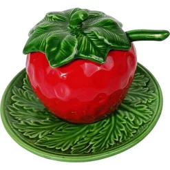Italienische Vintage Majolika Zuckerdose von Italica Ars, 1970er
