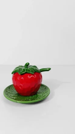 Italienische Vintage Majolika Zuckerdose von Italica Ars, 1970er