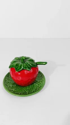 Italienische Vintage Majolika Zuckerdose von Italica Ars, 1970er