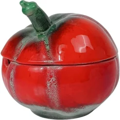 Italienische Vintage Majolika Zuckerdose von Pacetti Albisola, 1950er