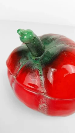 Italienische Vintage Majolika Zuckerdose von Pacetti Albisola, 1950er