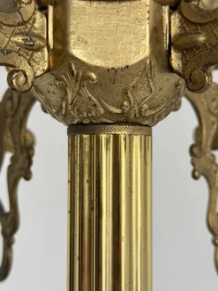 Italienische Vintage Messing Garderobe mit Schirmständer, 1960er