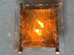 Italienische Wandleuchte aus Muranoglas, 1970er