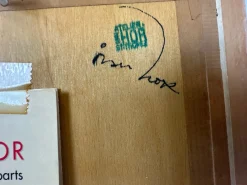 Ivan Hor, Art Bateau, 1994, Holz und Papier, Gerahmt