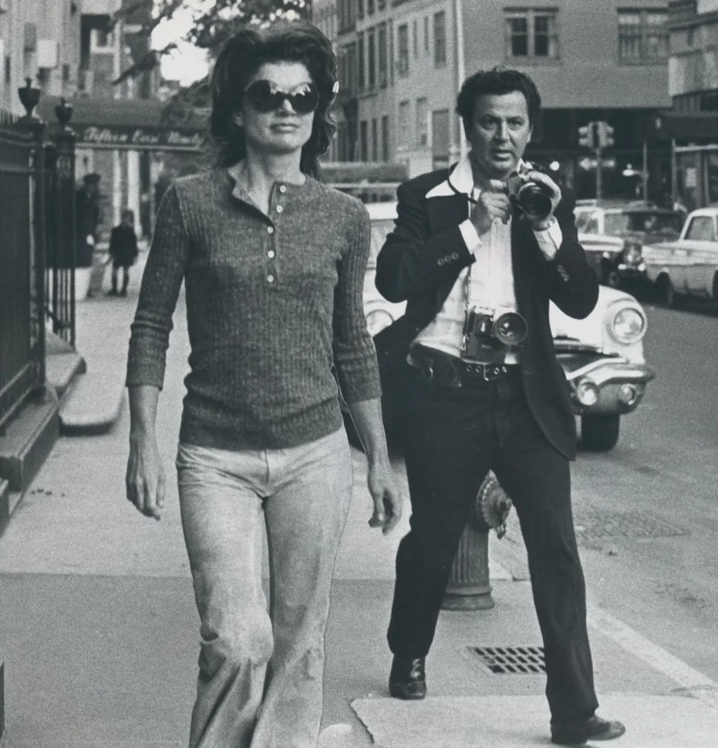 Jackie Kennedy Onassis, Schwarzweiß Fotografie, 1960er