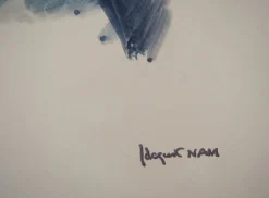 Jacques Nam, Modell mit großen Augen, 1930, Aquarell