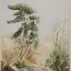 Jacques Noury, Unterwegs, Aquarell