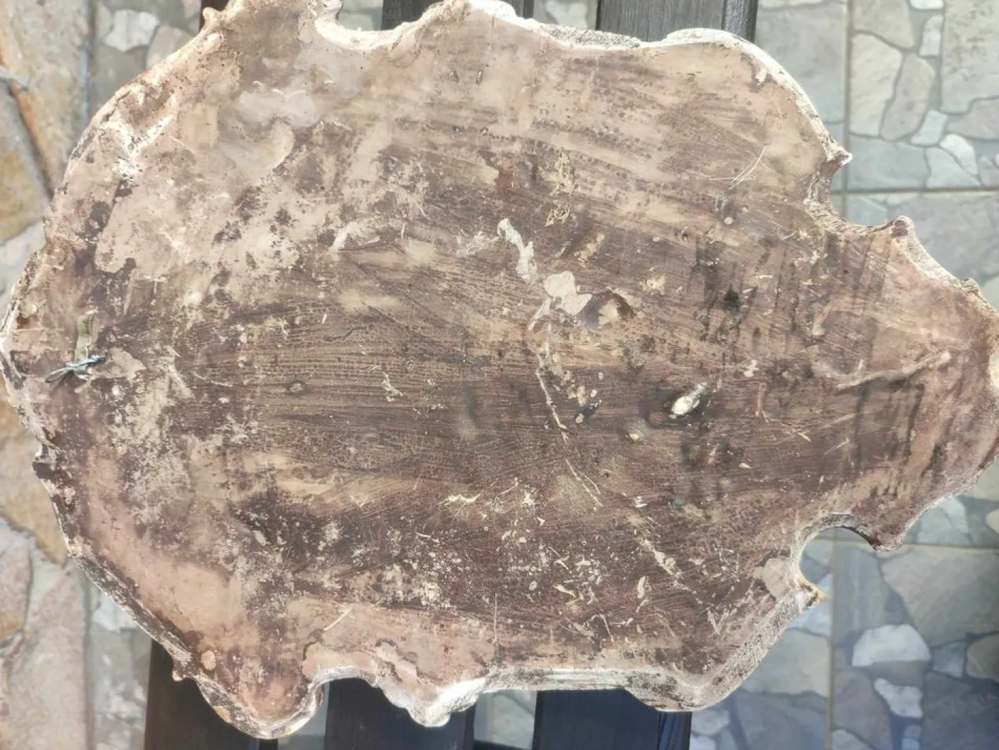 Jagd Gemälde aus der Vorkriegszeit, 1920er, Gips