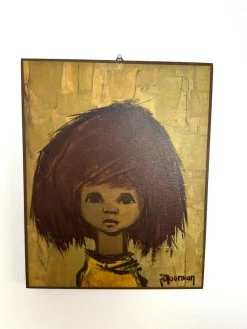 Jaklien Moerman, Portraits, 1970er, Holzschnitte, 2er Set
