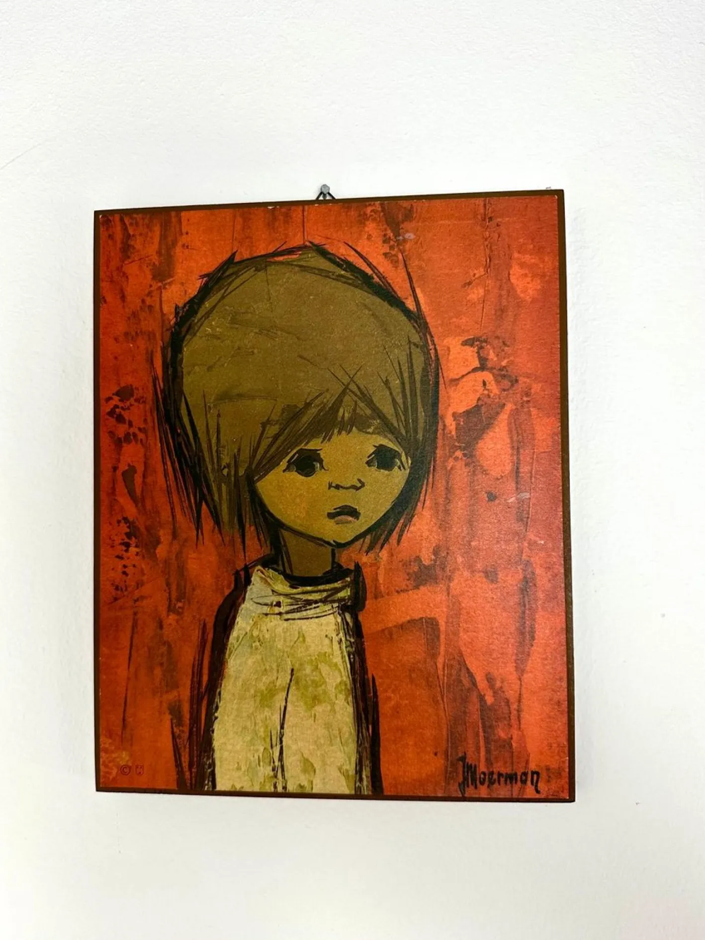 Jaklien Moerman, Portraits, 1970er, Holzschnitte, 2er Set
