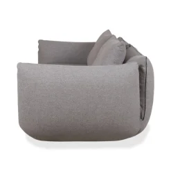 Jalis 21 Set aus Stoff, 2-Sitzer Hocker und grauem Sofa, 2er Set