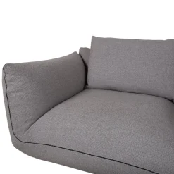 Jalis 21 Set aus Stoff, 2-Sitzer Hocker und grauem Sofa, 2er Set