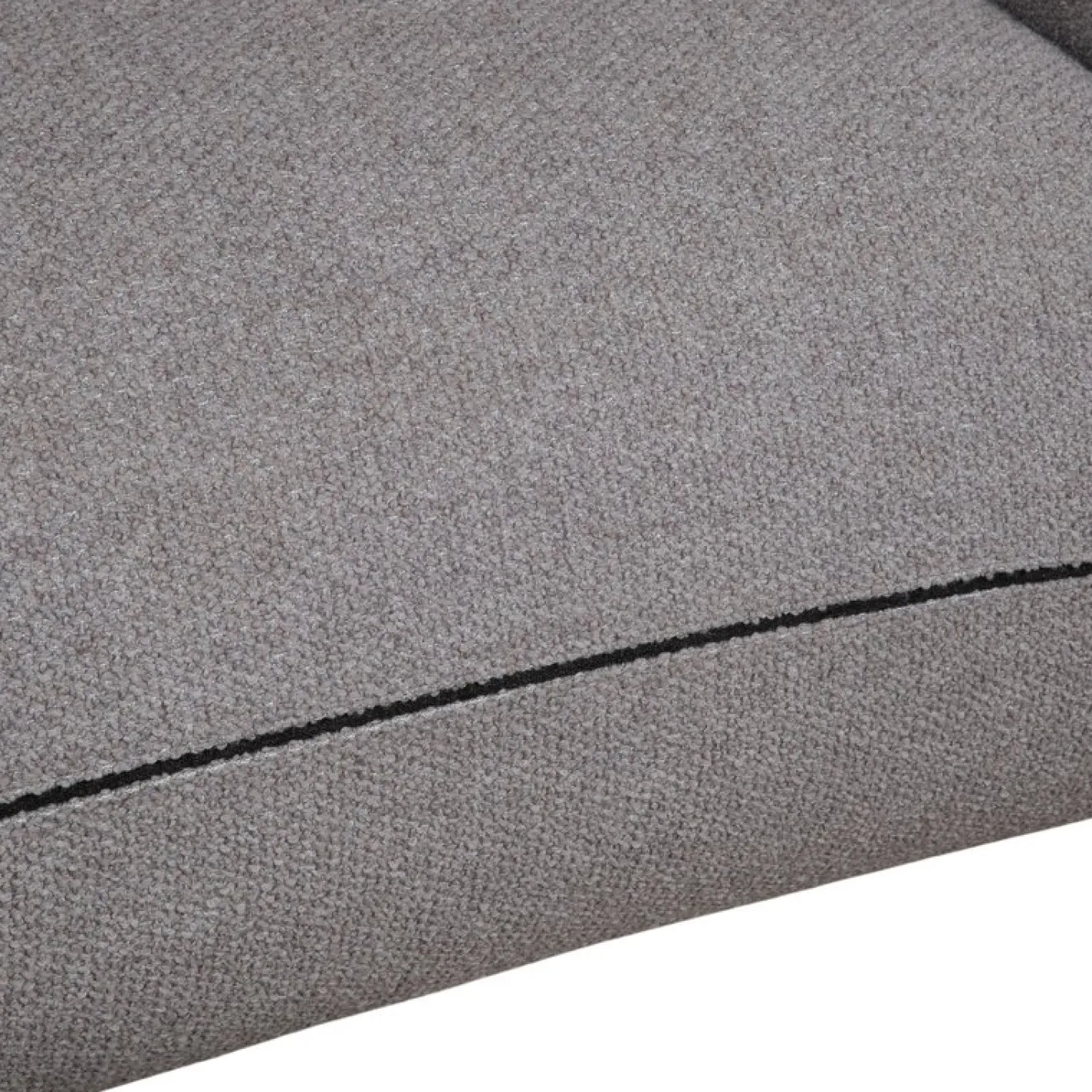 Jalis 21 Set aus Stoff, 2-Sitzer Hocker und grauem Sofa, 2er Set