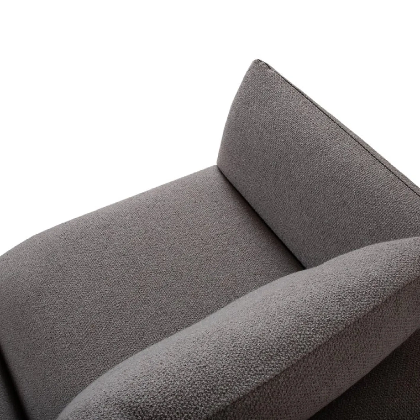 Jalis 21 Set aus Stoff, 2-Sitzer Hocker und grauem Sofa, 2er Set
