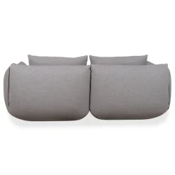 Jalis 21 Set aus Stoff, 2-Sitzer Hocker und grauem Sofa, 2er Set
