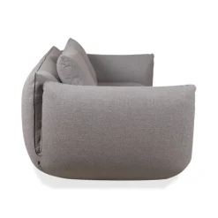 Jalis 21 Set aus Stoff, 2-Sitzer Hocker und grauem Sofa, 2er Set