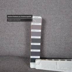 Jalis 21 Set aus Stoff, 2-Sitzer Hocker und grauem Sofa, 2er Set