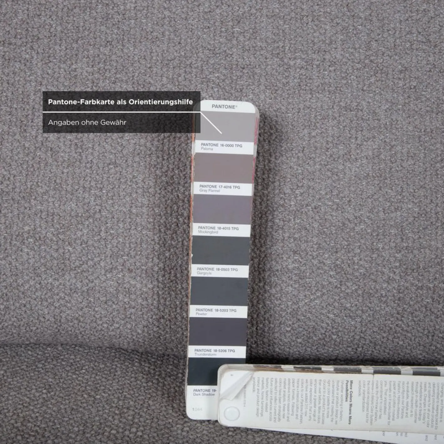 Jalis 21 Set aus Stoff, 2-Sitzer Hocker und grauem Sofa, 2er Set