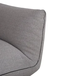 Jalis 21 Set aus Stoff, 2-Sitzer Hocker und grauem Sofa, 2er Set