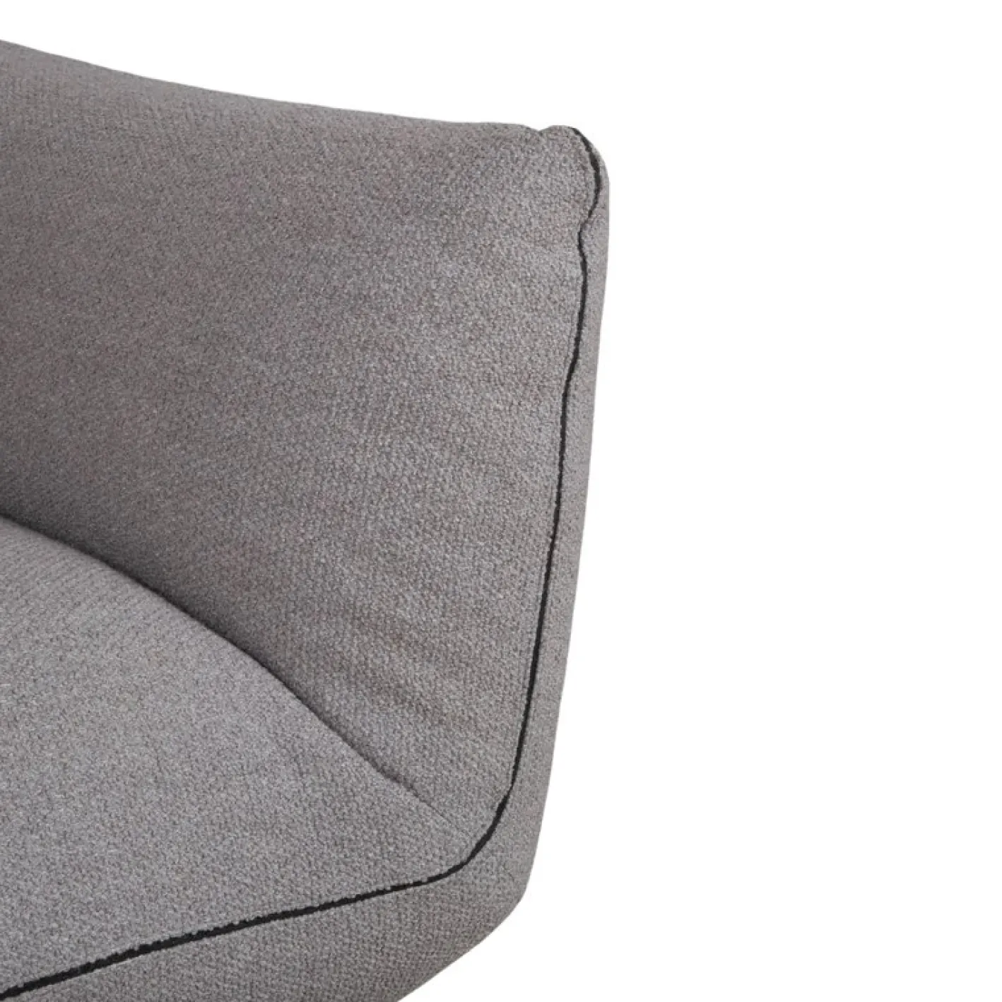 Jalis 21 Set aus Stoff, 2-Sitzer Hocker und grauem Sofa, 2er Set