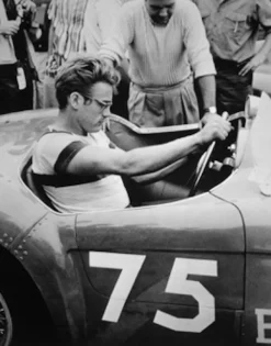 James Dean Archival Pigmentdruck in Weiß