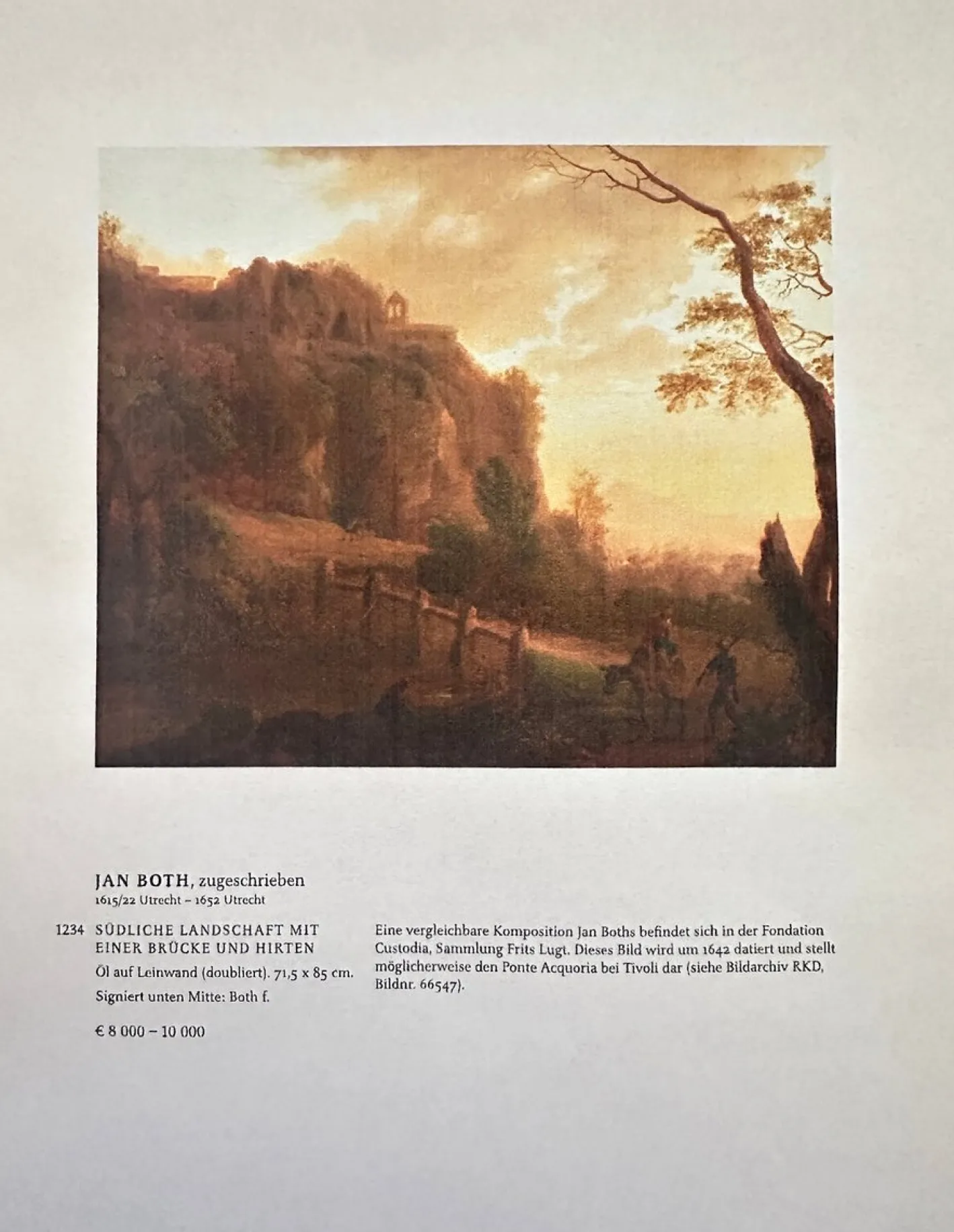 Jan Both, Südliche Landschaft, Gemälde Alter Meister