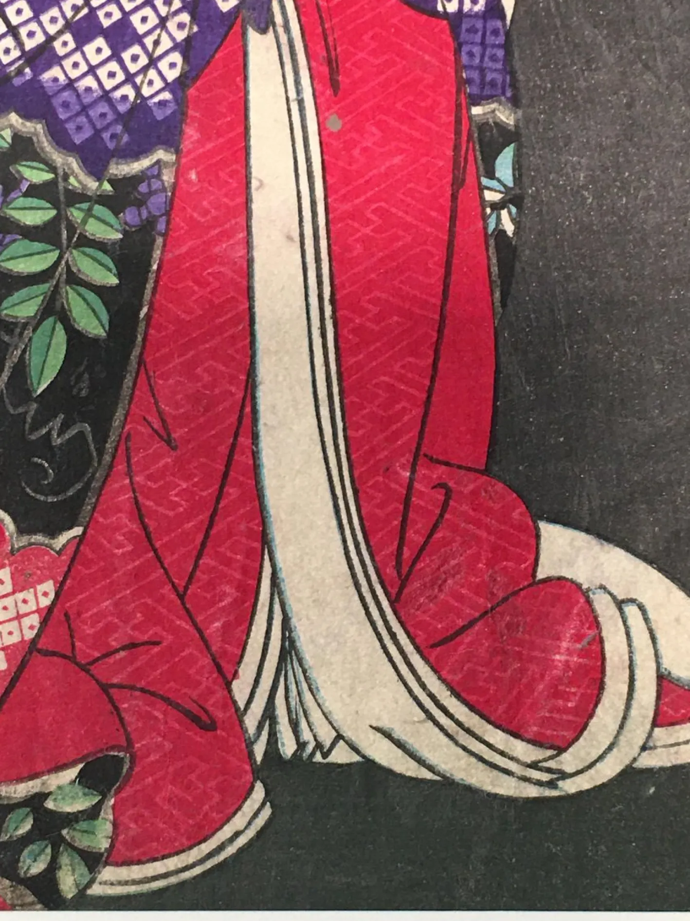 Japanische Geisha, frühes 20. Jh., Tuschezeichnung