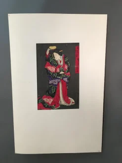 Japanische Geisha, frühes 20. Jh., Tuschezeichnung
