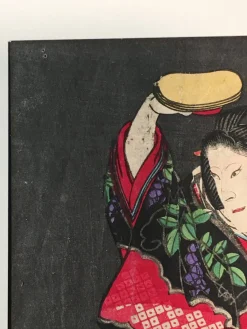 Japanische Geisha, frühes 20. Jh., Tuschezeichnung