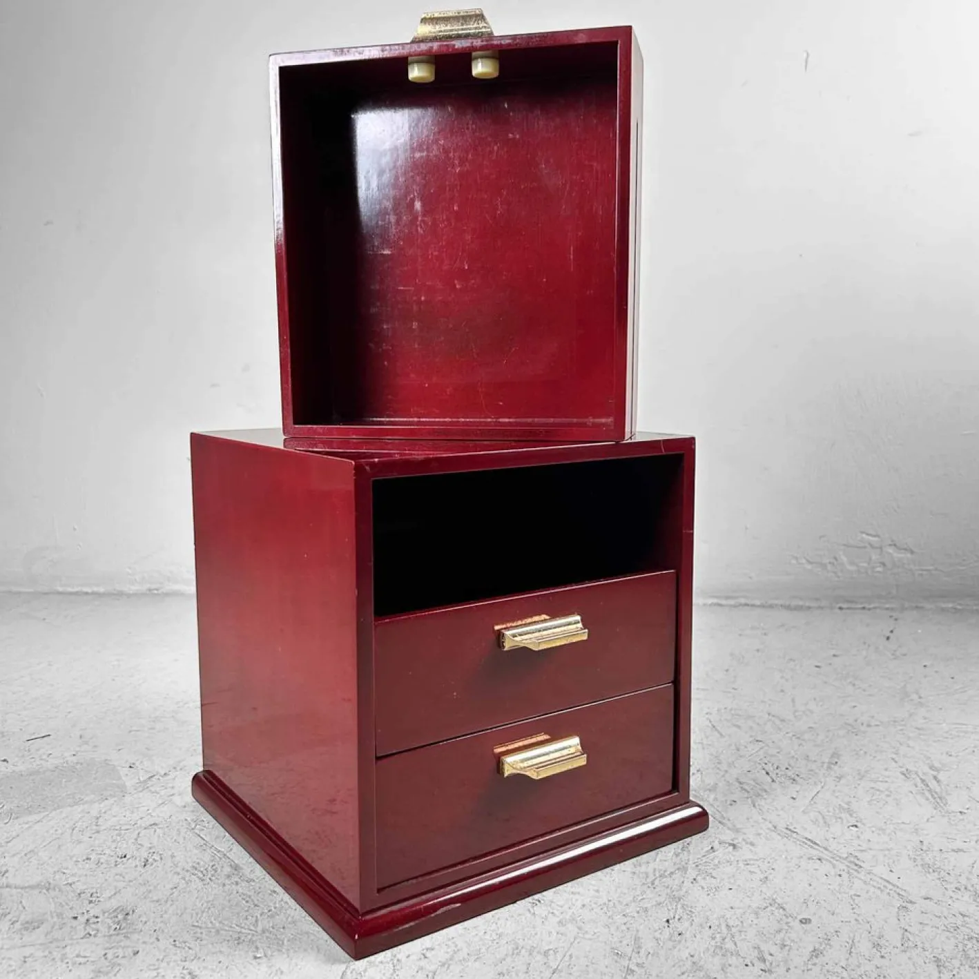 Japanischer Haribako Nähkasten, 1980er