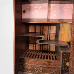 Japanischer Vintage Chadansu Teeschrank, 1920er