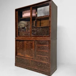 Japanischer Vintage Chadansu Teeschrank, 1920er