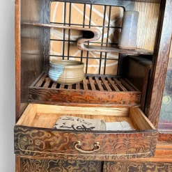 Japanischer Vintage Chadansu Teeschrank, 1920er