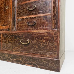 Japanischer Vintage Chadansu Teeschrank, 1920er