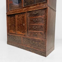 Japanischer Vintage Chadansu Teeschrank, 1920er