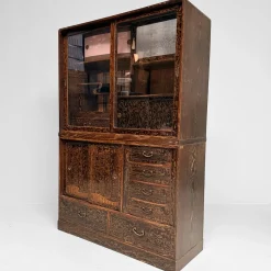 Japanischer Vintage Chadansu Teeschrank, 1920er