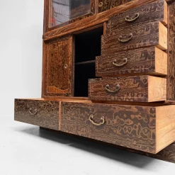Japanischer Vintage Chadansu Teeschrank, 1920er
