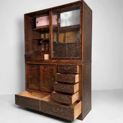Japanischer Vintage Chadansu Teeschrank, 1920er