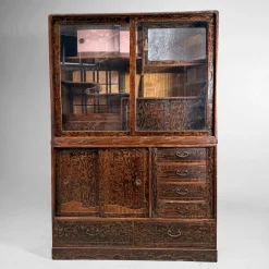 Japanischer Vintage Chadansu Teeschrank, 1920er
