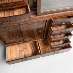 Japanischer Vintage Chadansu Teeschrank, 1920er