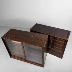 Japanischer Vintage Chadansu Teeschrank, 1920er
