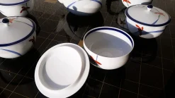Japanisches Teeservice aus Porzellan von Koransha Orchidee, 6 . Set