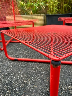 Jarpen Garden Longe Stühle und Tisch von Niels Gammelgaard für Ikea, 1980er, 5er Set