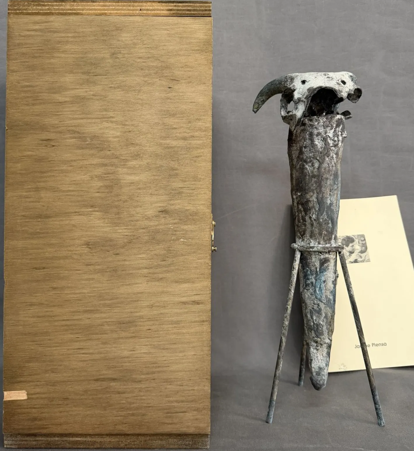 Jaume Plensa, Penagos-Preis Skulptur, 1989, Bronze
