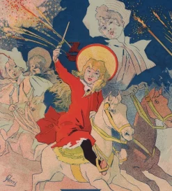 J. Chéret, Casino d'Enghien von Les Maîtres de L'Affiche, 1898, Original Lithographie