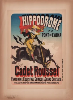 J. Chéret, Hippodrom von Les Maîtres de L'Affiche, 1898, Original Lithographie